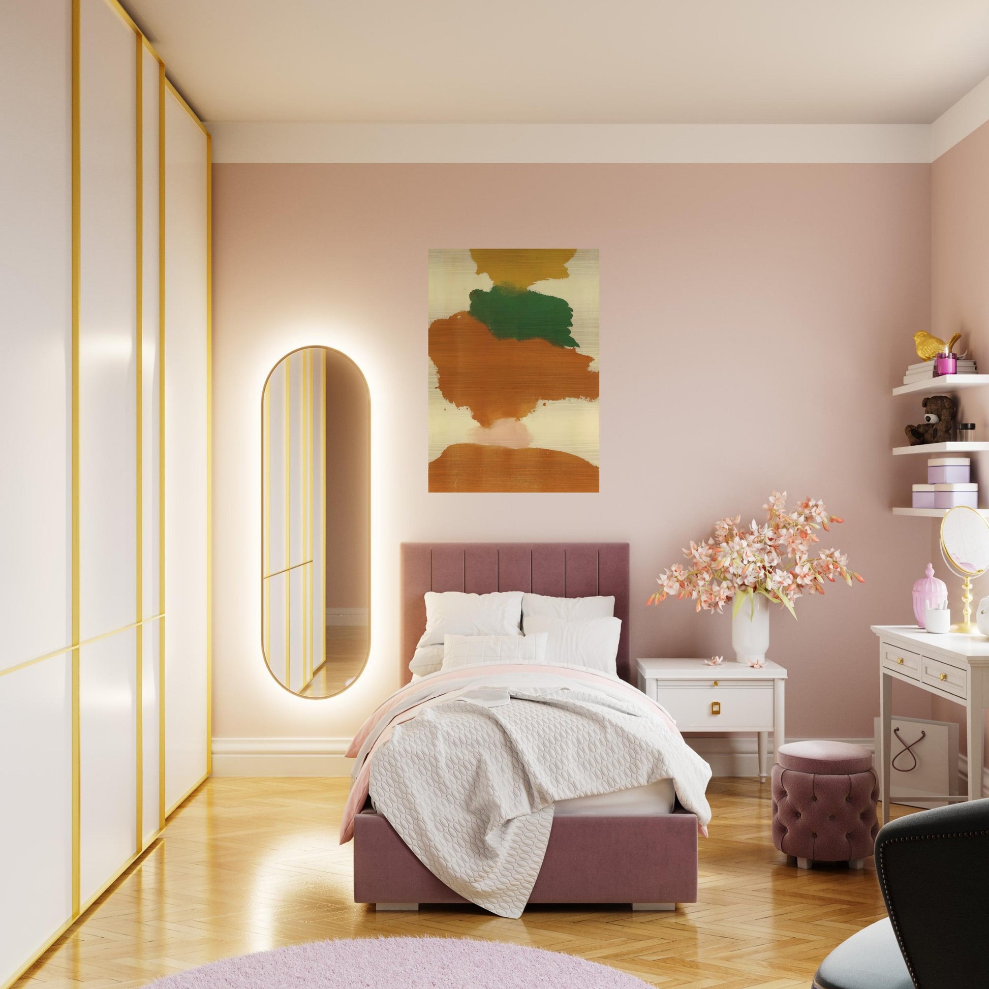 Untitled - 1963 - Helen Frankenthaler Brushed Aluminum Print - 70x100 cm / 28x40 inches | Helen Frankenthaler Aluminum Print | Helen Frankenthaler Prints