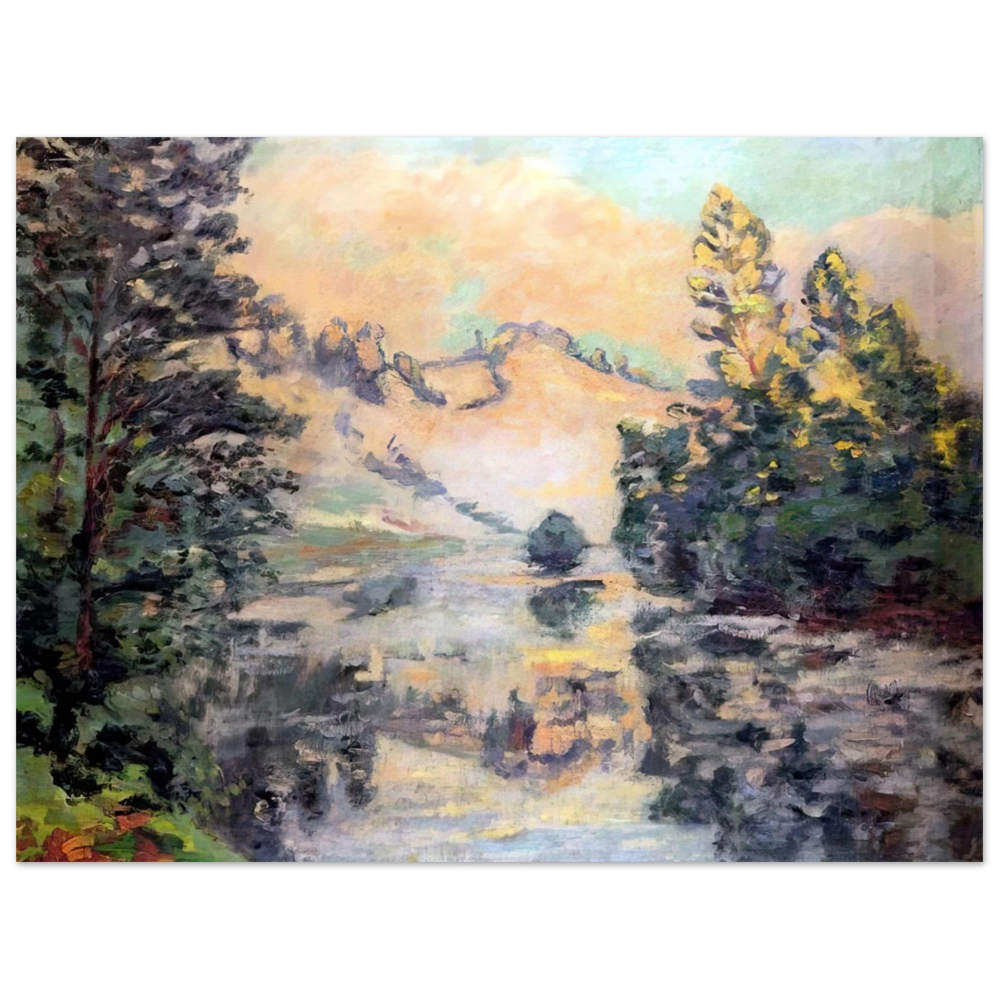 Armand Guillaumin - Landscape of Creuse - 1897  75x100 cm / 30x40inches Fine Art Poster