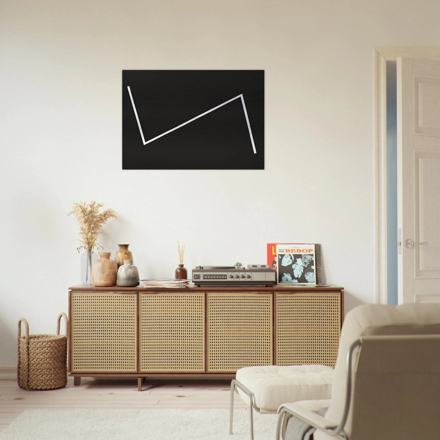 Yesterday - 1987 - Carmen Herrera Brushed Aluminum Print - 70x100 cm / 28x40 inches | Carmen Herrera Aluminum Print | Carmen Herrera Prints