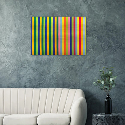 Solar Skin - 1964 - Gene Davis Brushed Aluminum Print - 70x100 cm / 28x40 inches | Gene Davis Aluminum Print | Gene Davis Prints