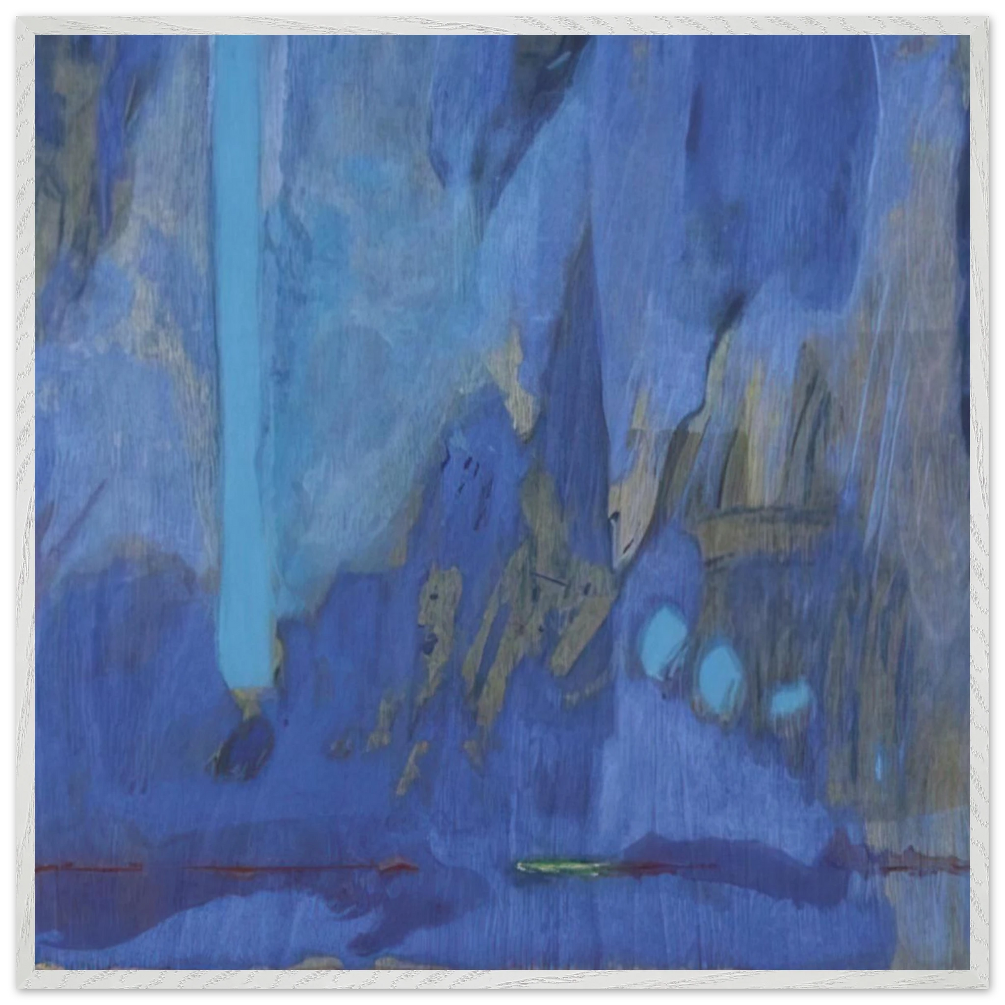 Helen Frankenthaler - Tales of Genji III - 1998 Wall art - A2 (42 x 59.4  cm) - Premium Wooden Framed Poster With Fine Art Paper-canvas - Wood frame