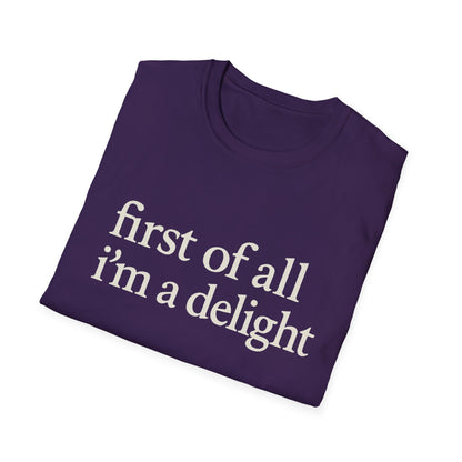 Allereerst ben ik een Leuke Shirt, Grappig Citaat T-shirt voor Vrouwen, Sassy Zegging Trui, Geestig Grafisch Cadeau voor Beste Vriendin