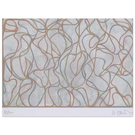 Brice Marden - Distant Muses - 2000  75x100 cm / 30x40inches Fine Art Poster