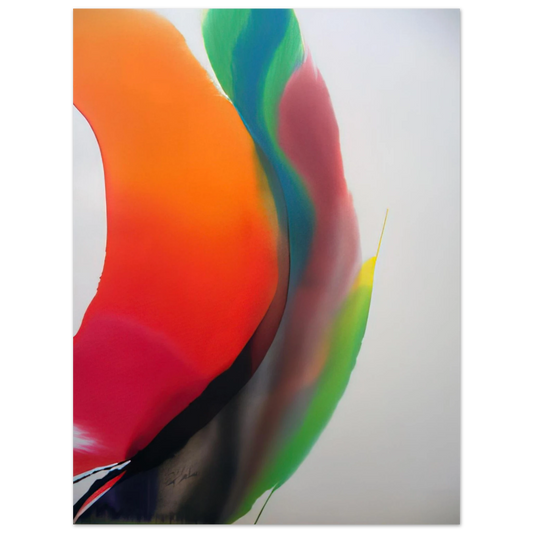 Paul Jenkins - Phenomena Montezuma's Band - 1972  75x100 cm / 30x40inches Fine Art Poster