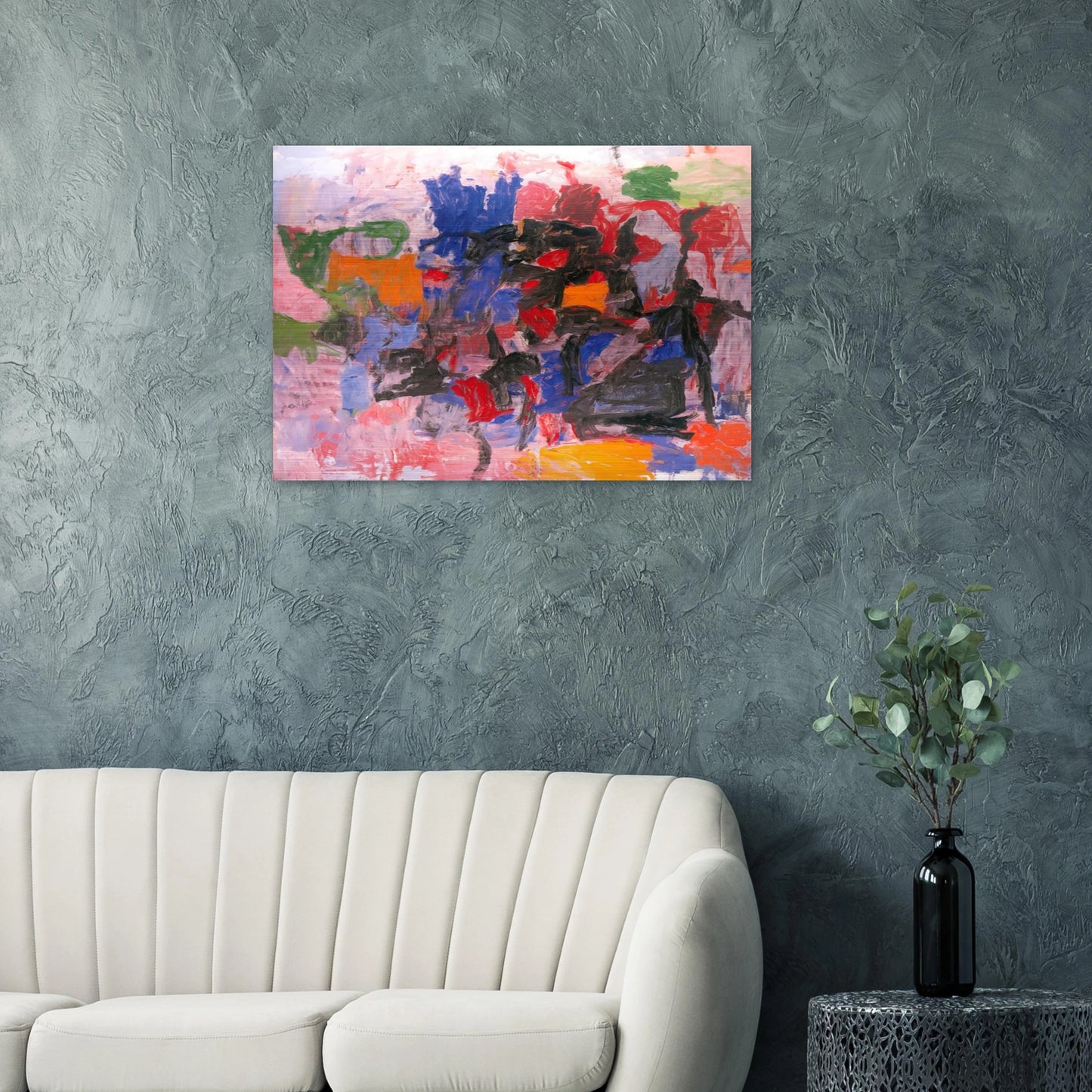 TO FELLINI 1958 - Philip Guston Brushed Aluminum Print - 70x100 cm / 28x40 inches | Philip Guston Aluminum Print | Philip Guston Prints