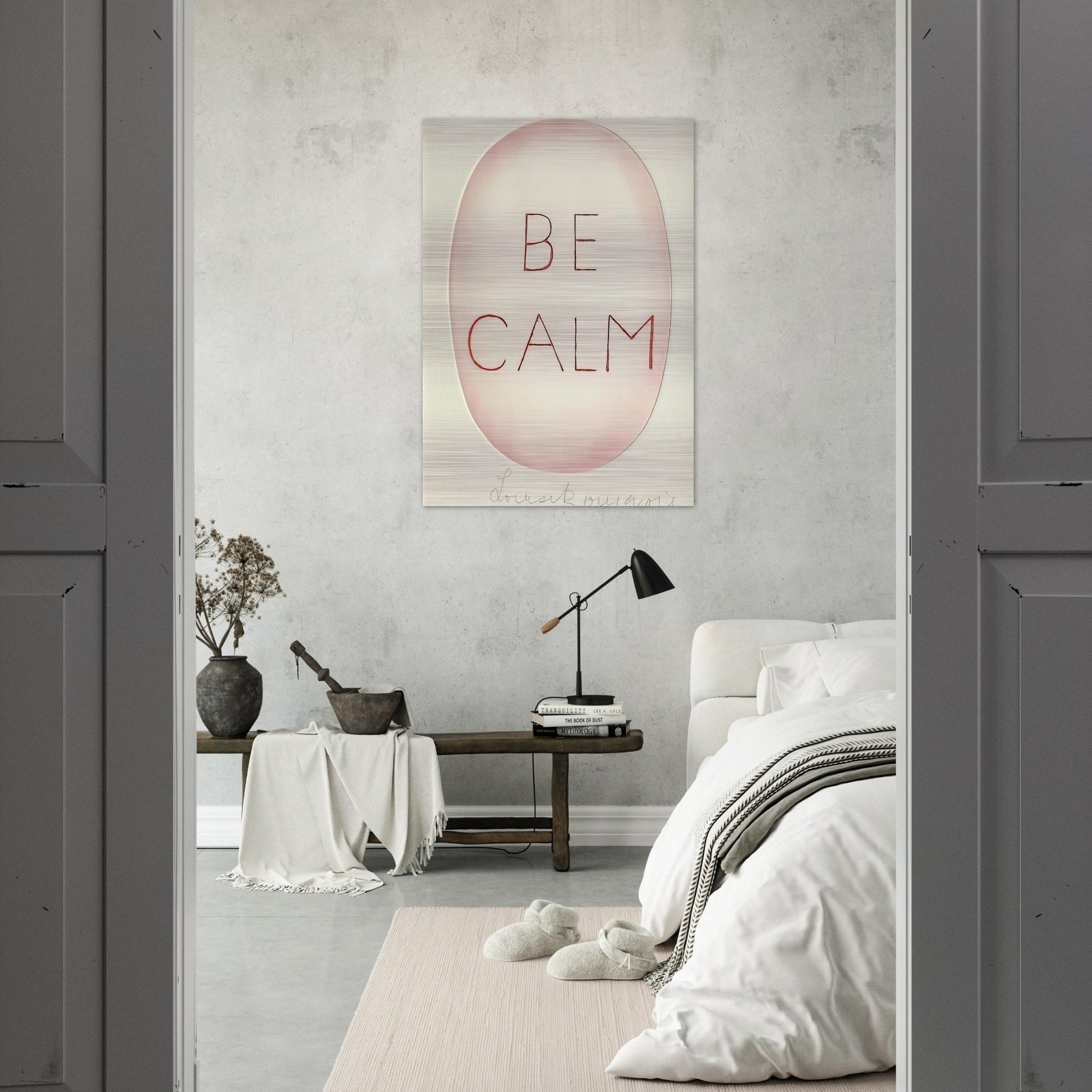 BE CALME OCTOBER 1ST 31ST - Louise Bourgeois Brushed Aluminum Print - 70x100 cm / 28x40 inches | Louise Bourgeois Aluminum Print | Louise Bourgeois Prints