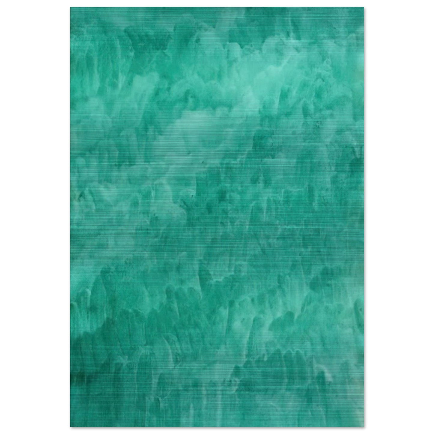 Viridian - Marcia Hafif Brushed Aluminum Print - 70x100 cm / 28x40 inches | Marcia Hafif Aluminum Print | Marcia Hafif Prints