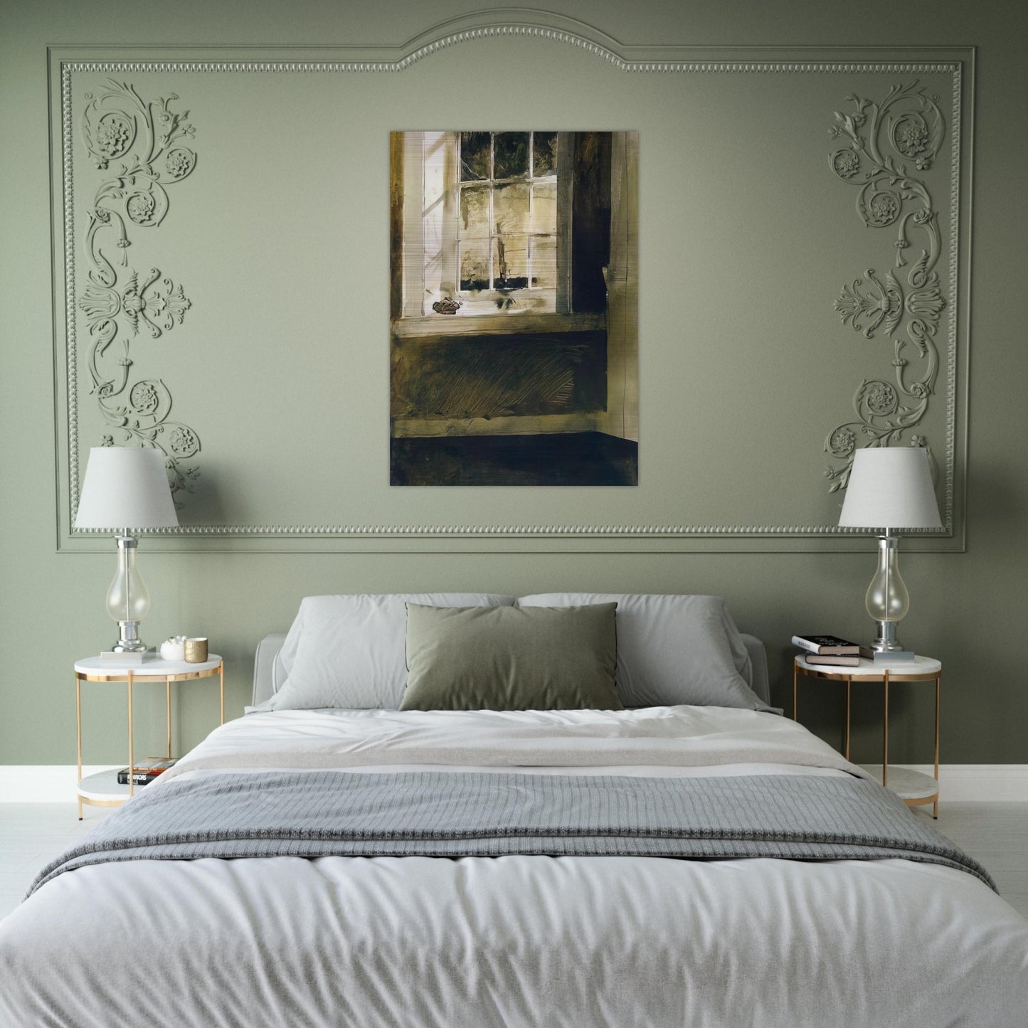 GROUNDHOG DAY 4 - Andrew Wyeth Brushed Aluminum Print - 70x100 cm / 28x40 inches | Andrew Wyeth Aluminum Print | Andrew Wyeth Prints