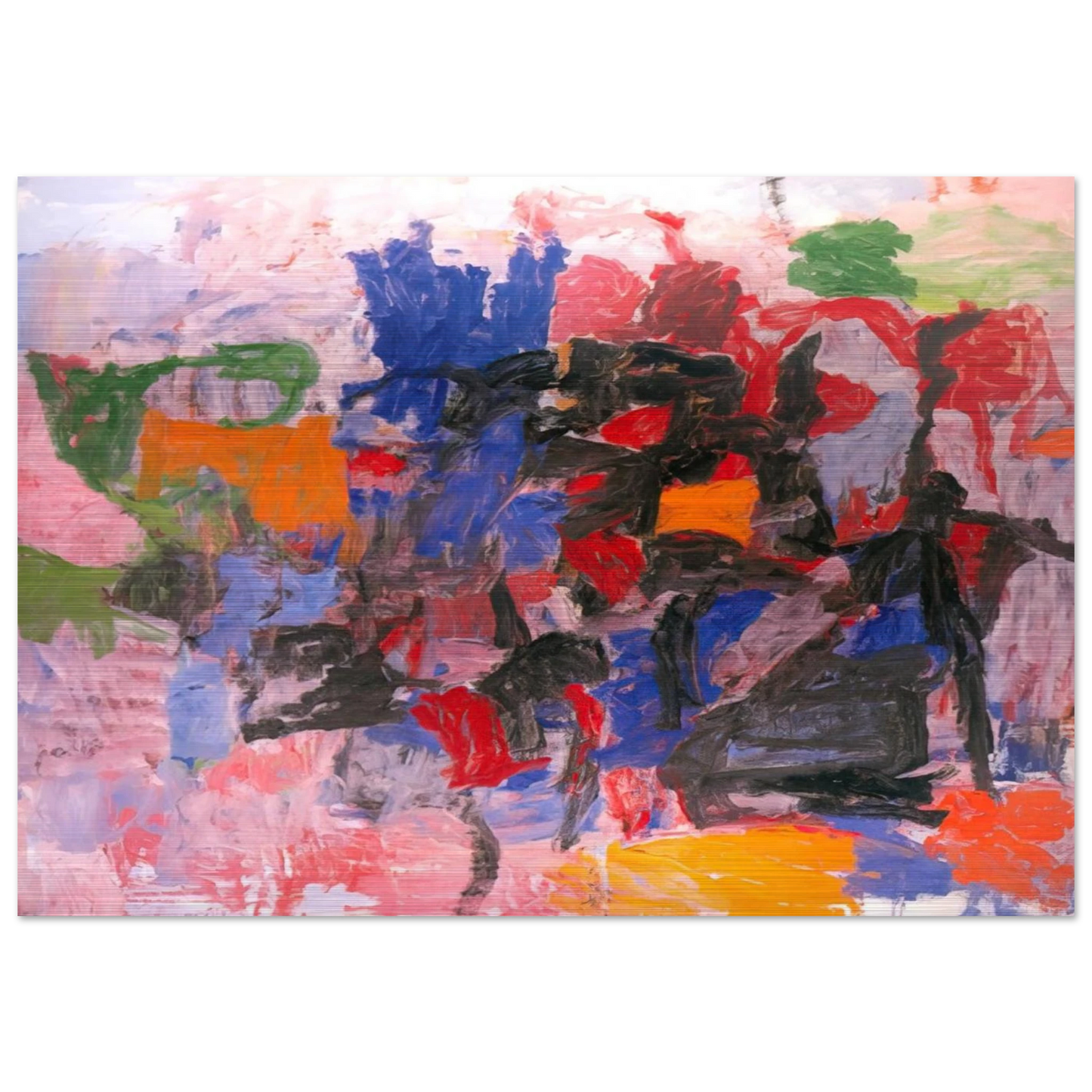TO FELLINI 1958 - Philip Guston Brushed Aluminum Print - 70x100 cm / 28x40 inches | Philip Guston Aluminum Print | Philip Guston Prints