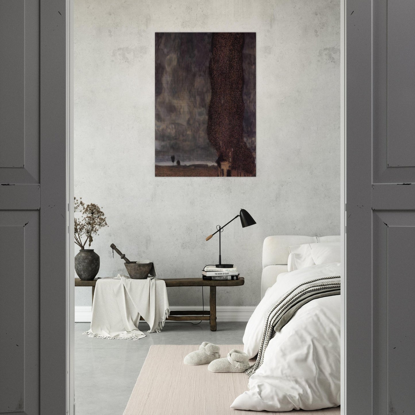 THE BIG POPLAR II 1903 - Gustav Klimt Brushed Aluminum Print - 70x100 cm / 28x40 inches | Gustav Klimt Aluminum Print | Gustav Klimt Prints