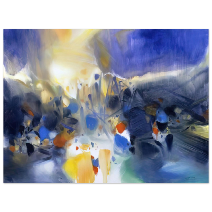 Chu teh Chun - LA VIE QUI ANIME LES NUAGES 2006  75x100 cm / 30x40inches Fine Art Poster
