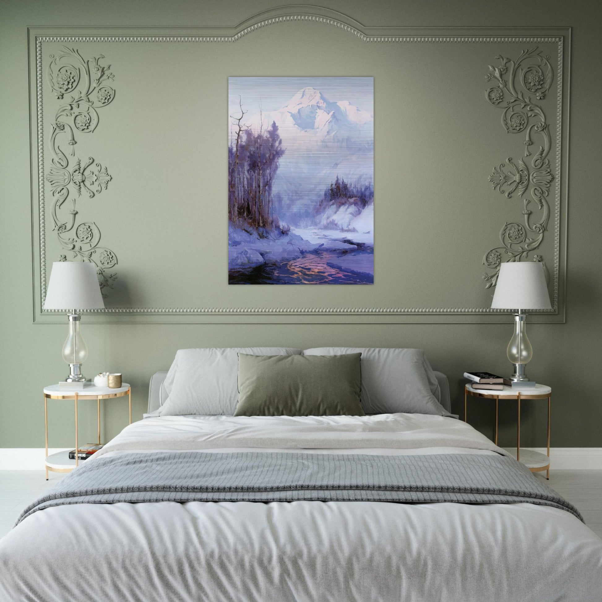 The Breakup - Romanticism - Sydney Laurence Brushed Aluminum Print - 70x100 cm / 28x40 inches | Sydney Laurence Aluminum Print | Sydney Laurence Prints
