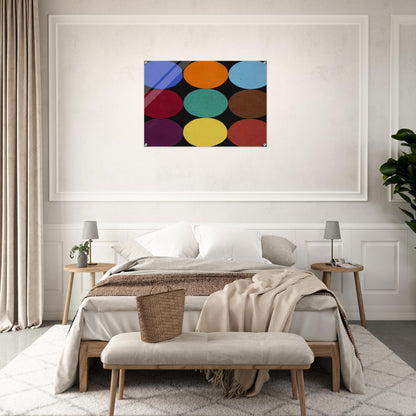 Nine Colors - Ellsworth Kelly Acrylic Print - 70x100 cm / 28x40″ inches