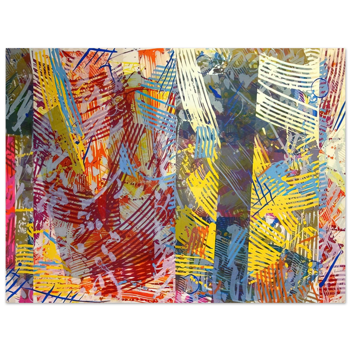 Sam Gilliam - Pretty Boxes  75x100 cm / 30x40inches Fine Art Poster
