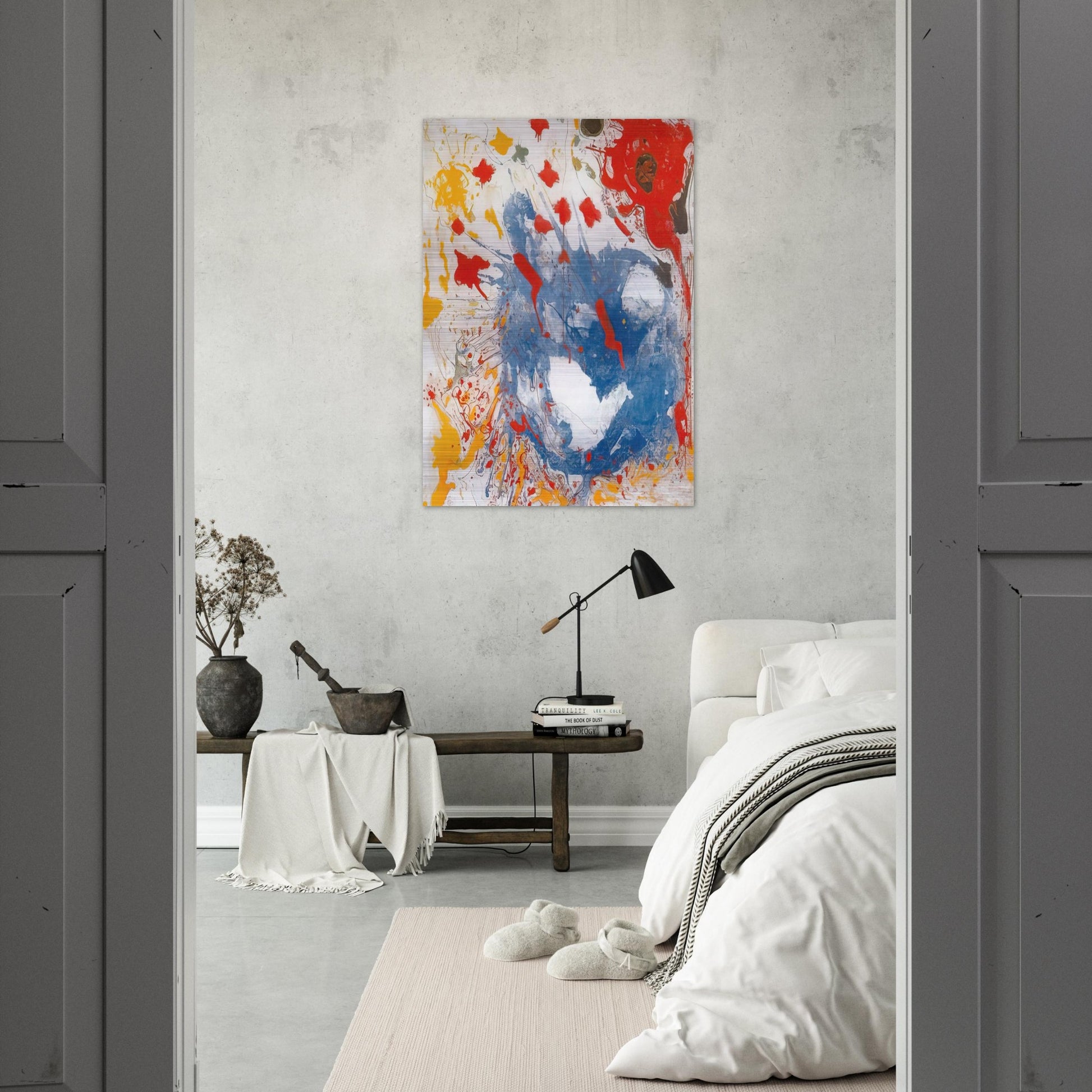 Cataclysm - Hans Hofmann Brushed Aluminum Print - 70x100 cm / 28x40 inches | Hans Hofmann Aluminum Print | Hans Hofmann Prints