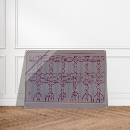 CHANGE THE DIRECTION OF THE MUSIC STAFF - Louise Bourgeois Acrylic Print - 70x100 cm / 28x40″ inches