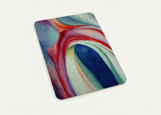 Music Pink and Blue II By Georgia O'Keeffe Pack of 10 Post Cards | Georgia O'Keeffe Post Cards | A6 (10.5 x 14.8 cm) - 4.1 x 5.8 inches