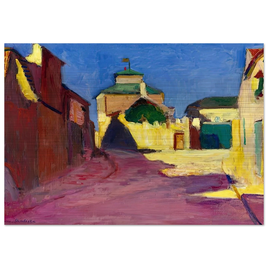 UNE RUE A ARCUEIL 1904 - Henri Matisse Brushed Aluminum Print - 70x100 cm / 28x40 inches | Henri Matisse Aluminum Print | Henri Matisse Prints