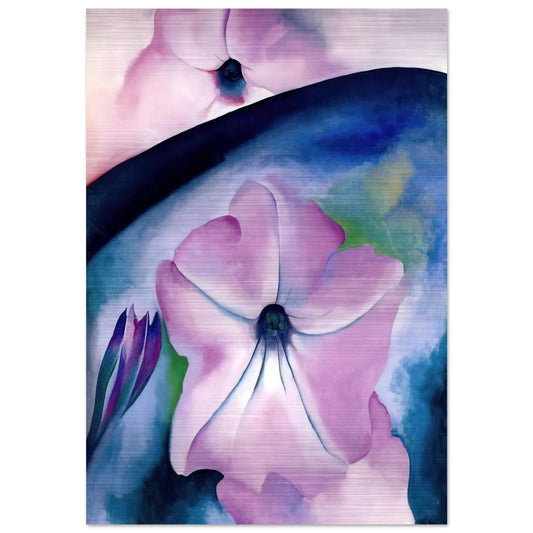 Petunia II - Georgia O'Keeffe Brushed Aluminum Print - 70x100 cm / 28x40 inches | Georgia O'Keeffe Aluminum Print | Georgia O'Keeffe Prints