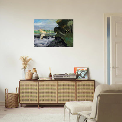 BORDS DE LA SEINE A VETHEUIL 1920 - Henri Matisse Brushed Aluminum Print - 70x100 cm / 28x40 inches | Henri Matisse Aluminum Print | Henri Matisse Prints