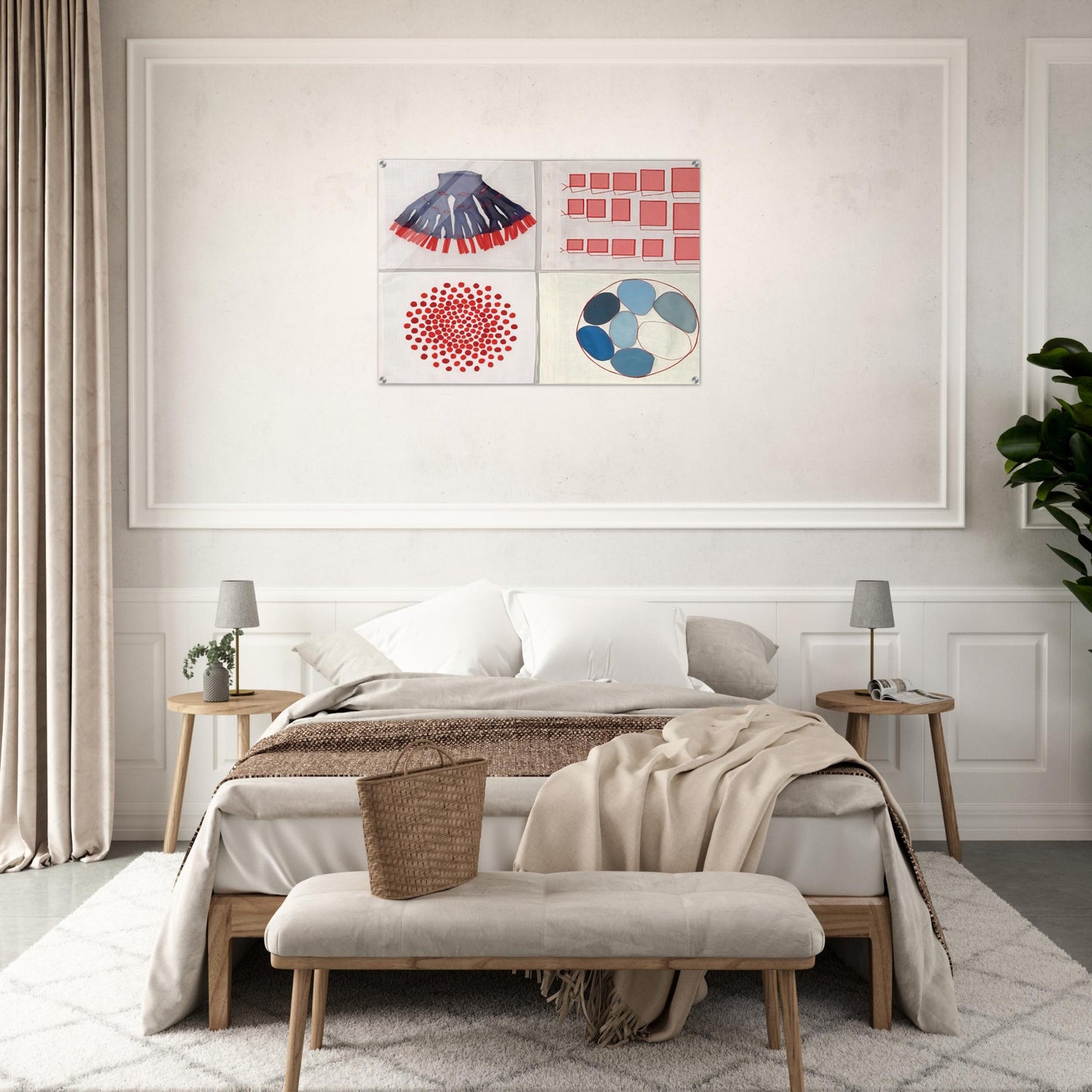 UNTITLED 9 - Louise Bourgeois Acrylic Print - 70x100 cm / 28x40″ inches