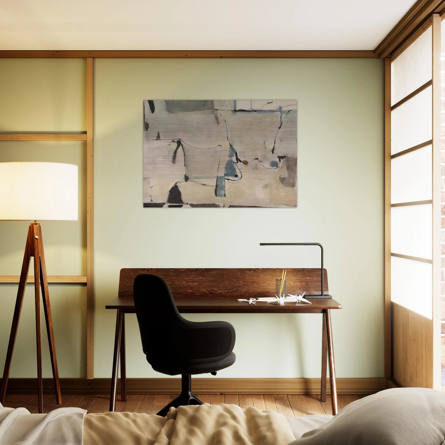 Miller 22 - Richard Diebenkorn Brushed Aluminum Print - 70x100 cm / 28x40 inches | Richard Diebenkorn Aluminum Print | Richard Diebenkorn Prints