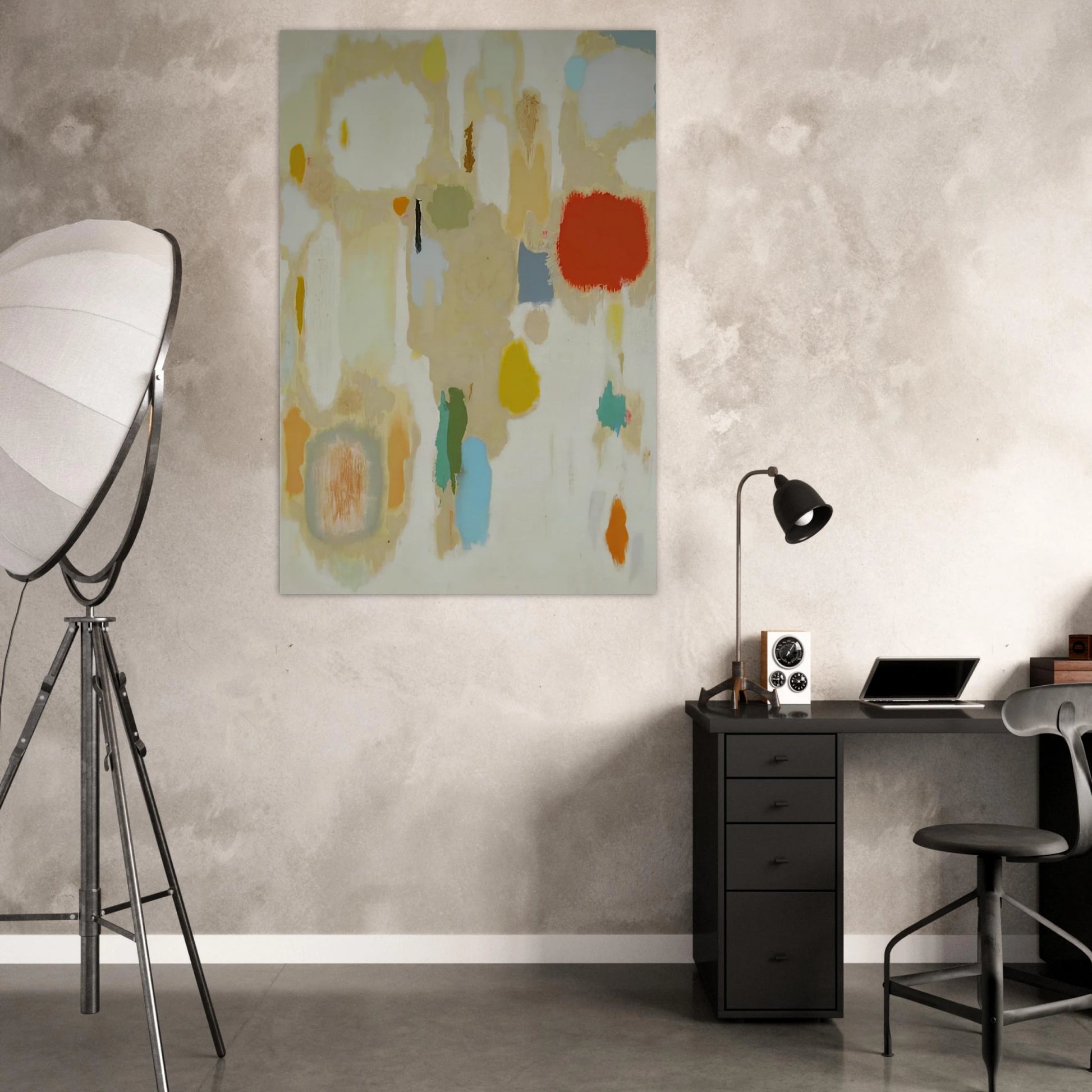 Contemplations on Geraniums - 1952 - John Ferren Art Prints - 100x150 cm / 40x60″ inches | John Ferren Poster | John Ferren Prints
