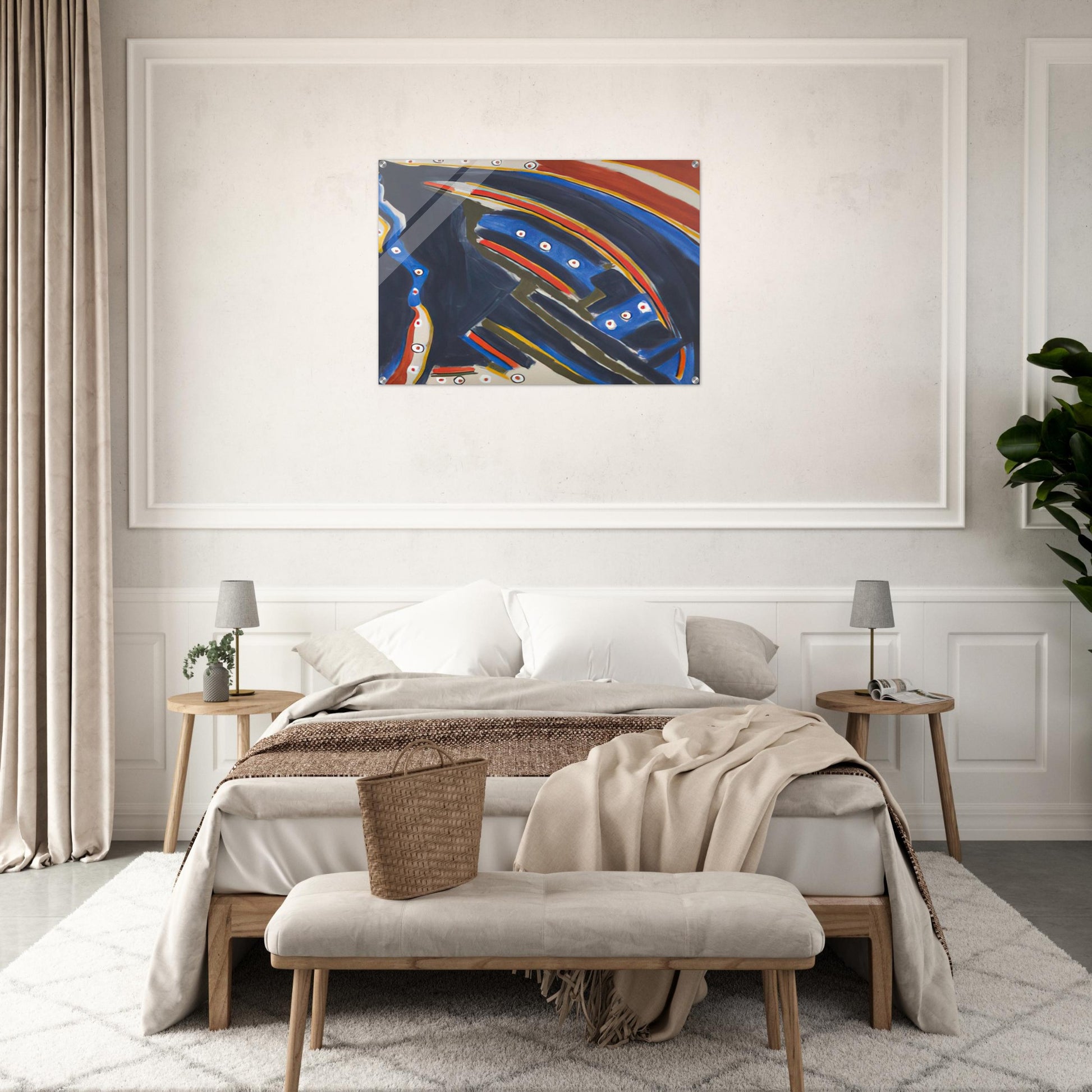 Gold Stopple Moonshot - 1972 - Betty Parsons Acrylic Print - 70x100 cm / 28x40″ inches