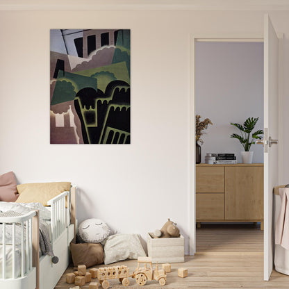 LANDSCAPE - Juan Gris Brushed Aluminum Print - 70x100 cm / 28x40 inches | Juan Gris Aluminum Print | Juan Gris Prints