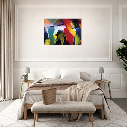 Phenomena Solstice Encounter - Paul Jenkins Acrylic Print - 70x100 cm / 28x40″ inches