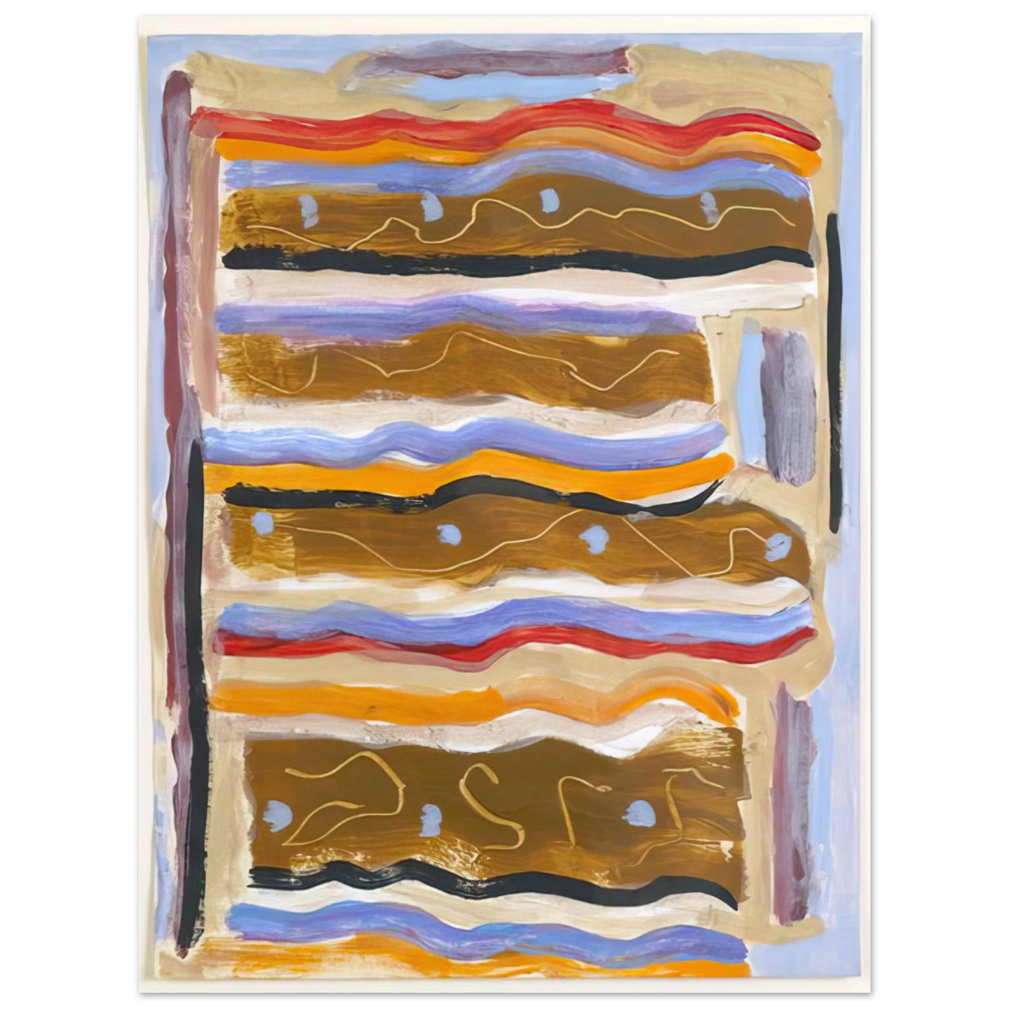 Betty Parsons - Untitled - 1950  75x100 cm / 30x40inches Fine Art Poster