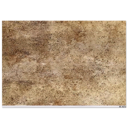 EARTH S MANTLE - Jean Dubuffet Brushed Aluminum Print - 70x100 cm / 28x40 inches | Jean Dubuffet Aluminum Print | Jean Dubuffet Prints