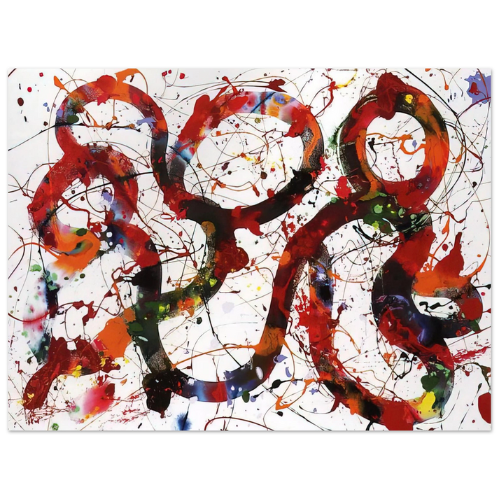 Sam Francis - Untitled  SFP88-12   75x100 cm / 30x40inches Fine Art Poster
