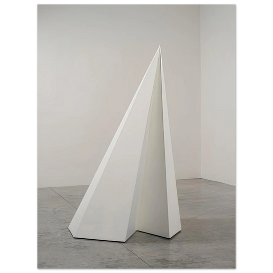 Sol LeWitt - Pyramid #10  75x100 cm / 30x40inches Fine Art Poster