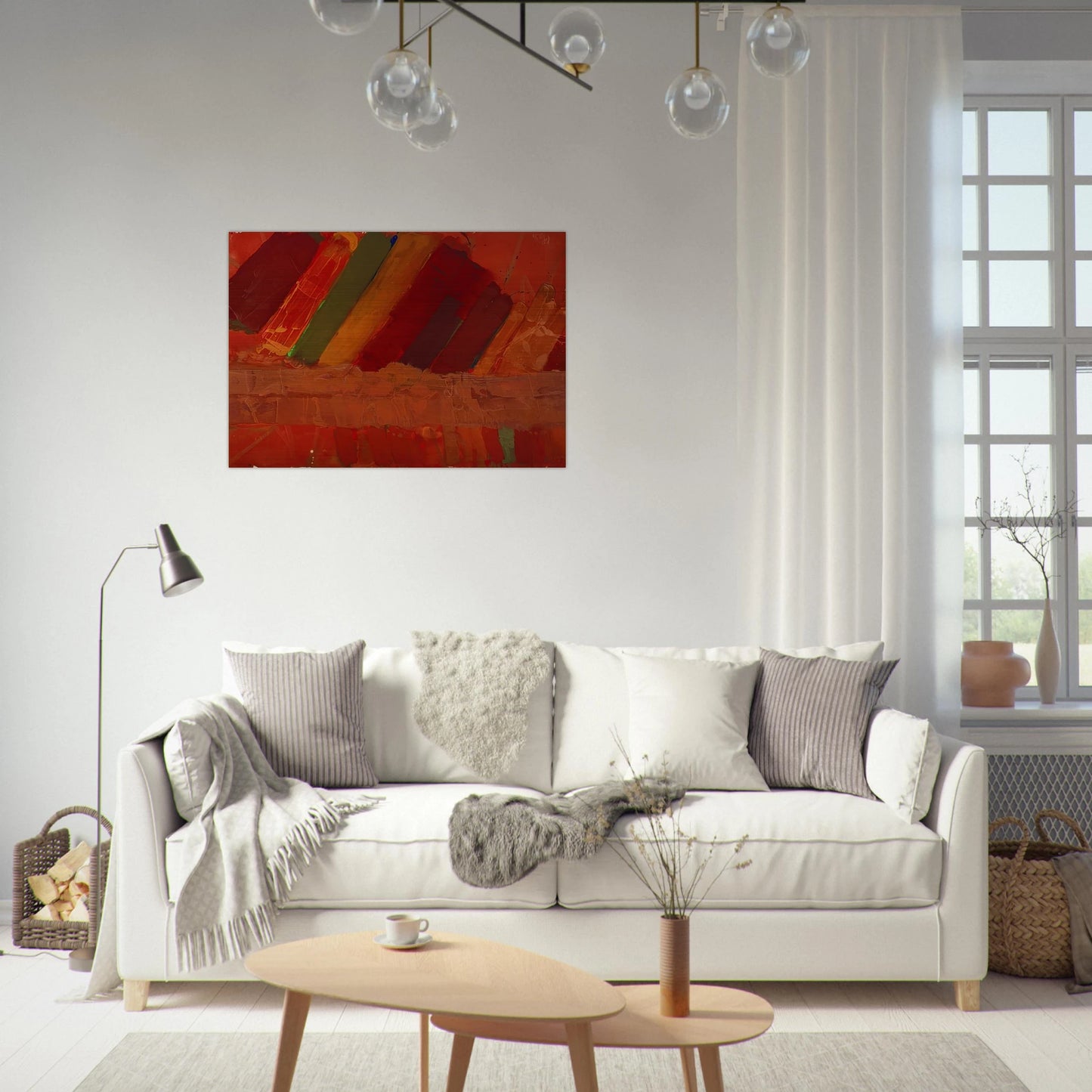 Seneca - 1979 - Albert Irvin Brushed Aluminum Print - 70x100 cm / 28x40 inches | Albert Irvin Aluminum Print | Albert Irvin Prints