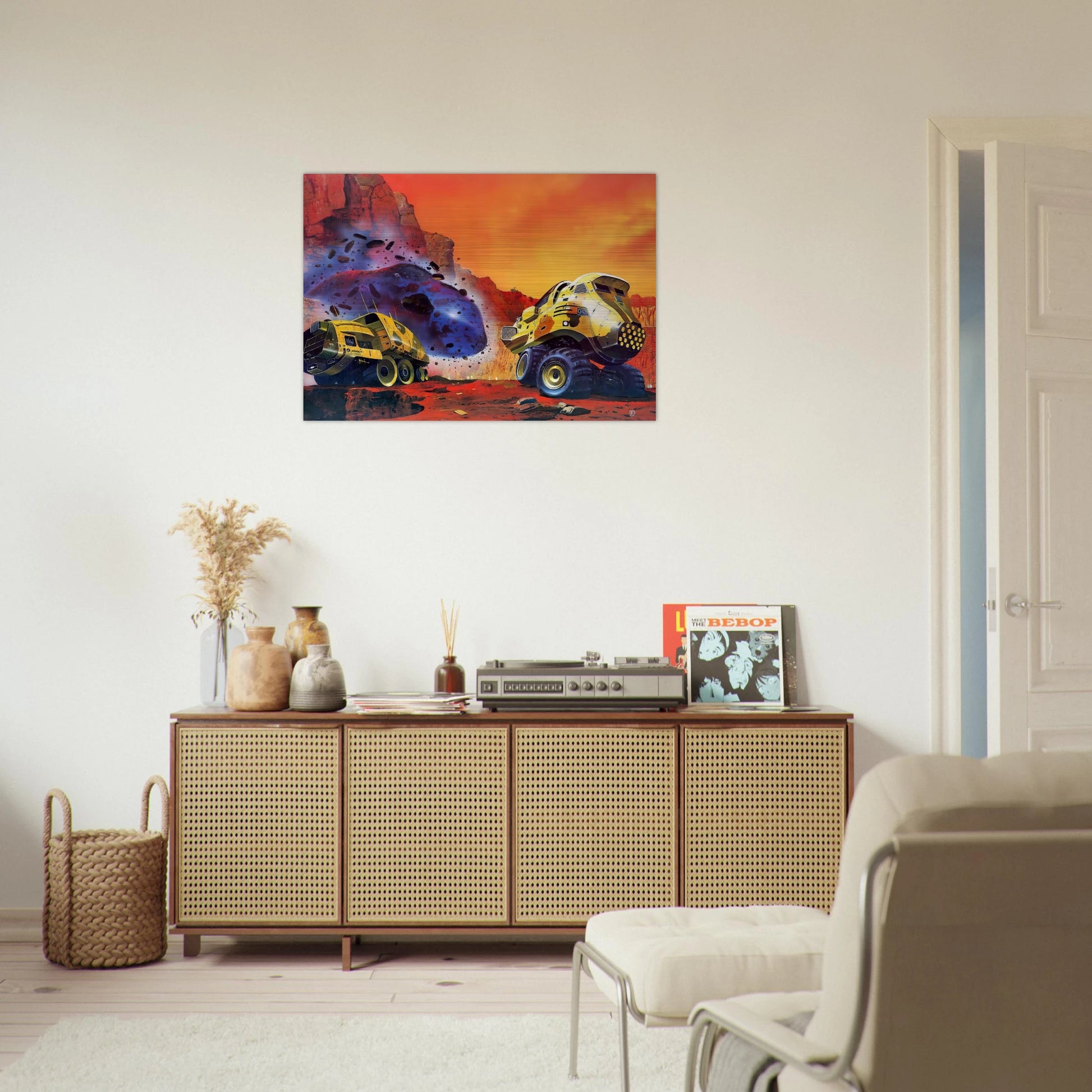 Chris Foss - Chris Foss Brushed Aluminum Print - 70x100 cm / 28x40 inches | Chris Foss Aluminum Print | Chris Foss Prints