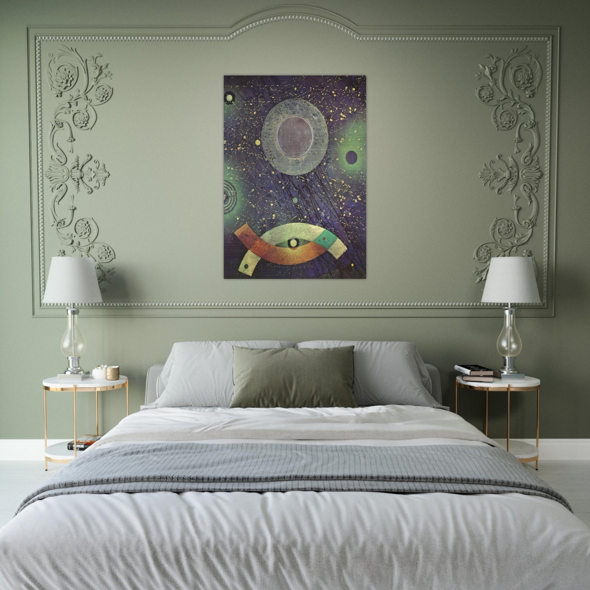 La Dernière Forêt - Max Ernst Brushed Aluminum Print - 70x100 cm / 28x40 inches | Max Ernst Aluminum Print | Max Ernst Prints