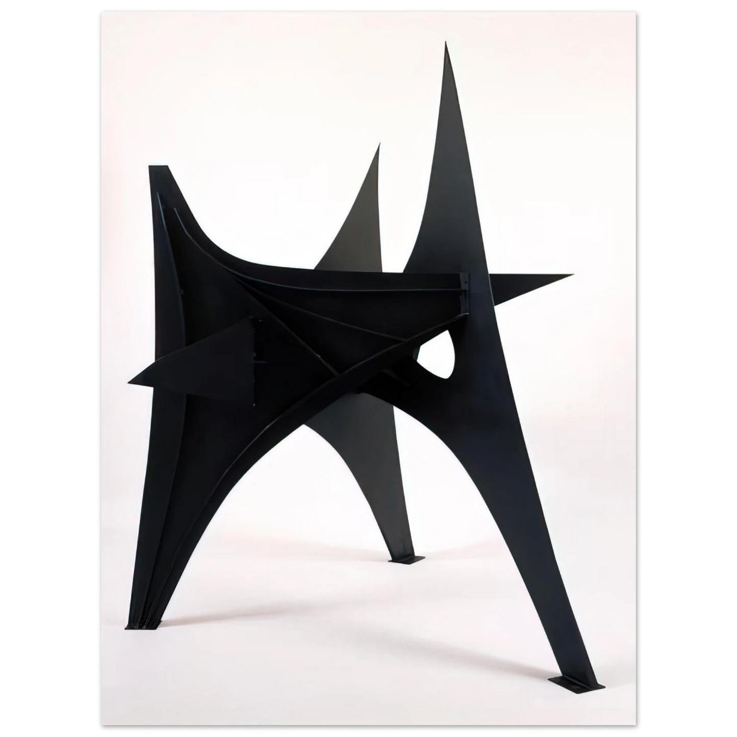 Alexander Calder - TROIS PICS INTERMEDIATE MAQUETTE 1967 Fine Art Poster