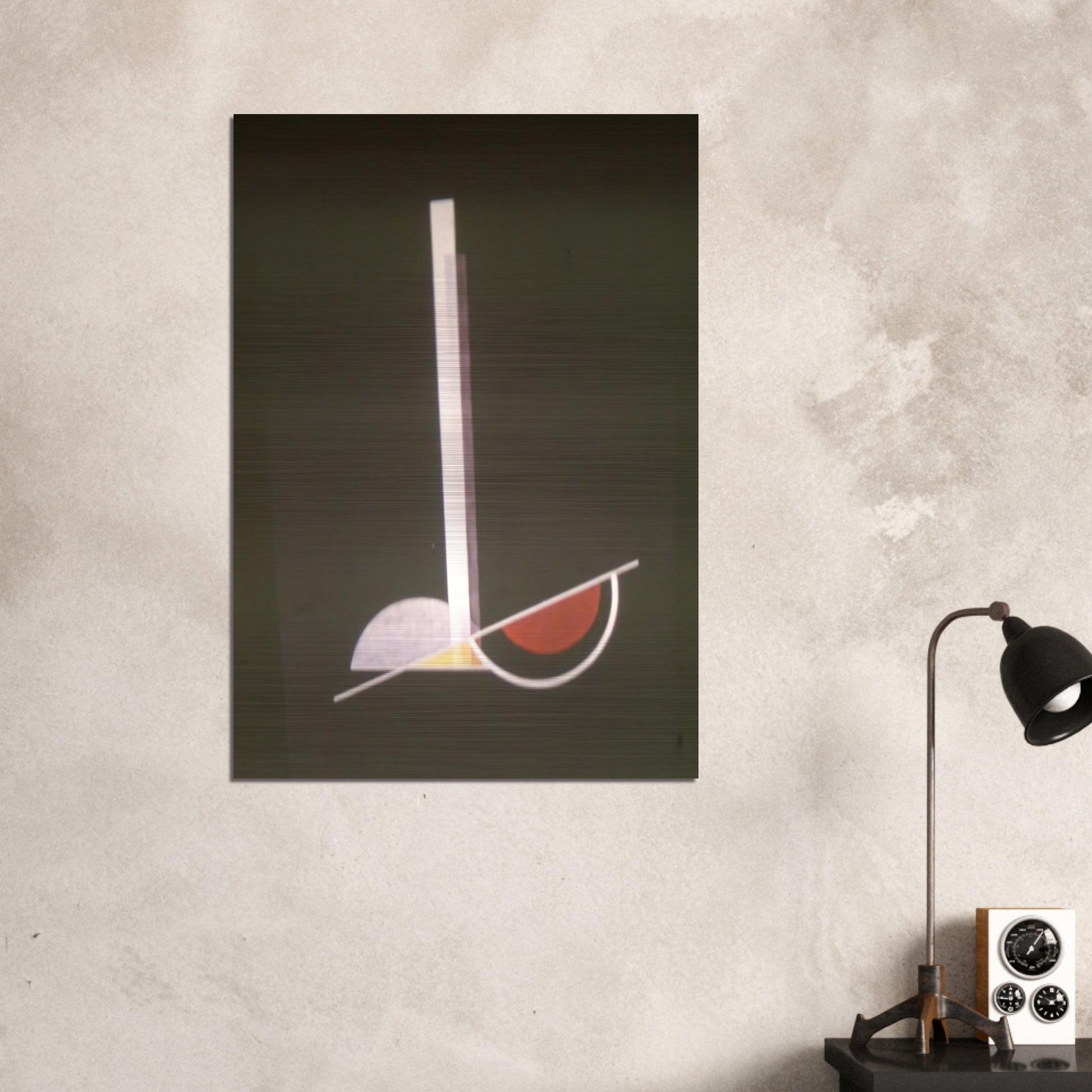 Composition K IV - Laszlo Moholy-Nagy Brushed Aluminum Print - 70x100 cm / 28x40 inches | Laszlo Moholy-Nagy Aluminum Print | Laszlo Moholy-Nagy Prints