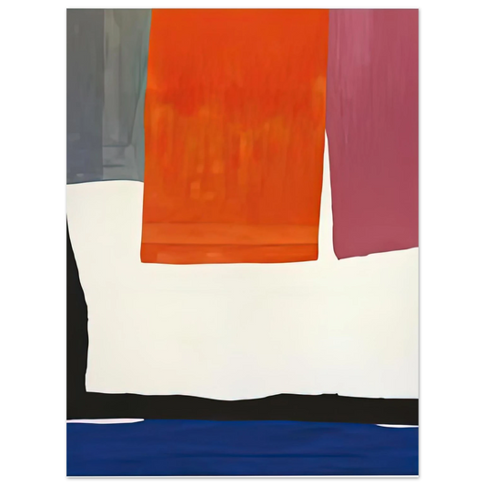 Helen Frankenthaler - The Human Edge, 1967- Wall Art - 21x29.7 cm / 8x12" - Fine Art Poster-canvas - -