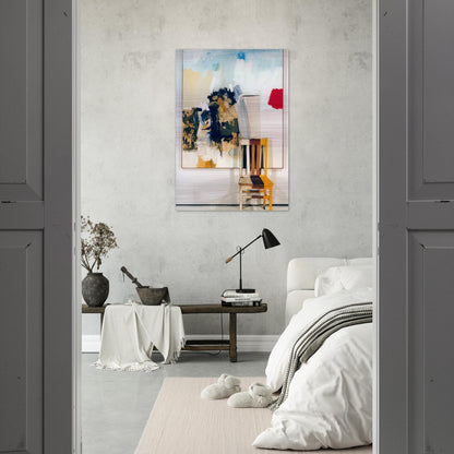 PILGRIM 1960 - Robert Rauschenberg Brushed Aluminum Print - 70x100 cm / 28x40 inches | Robert Rauschenberg Aluminum Print | Robert Rauschenberg Prints