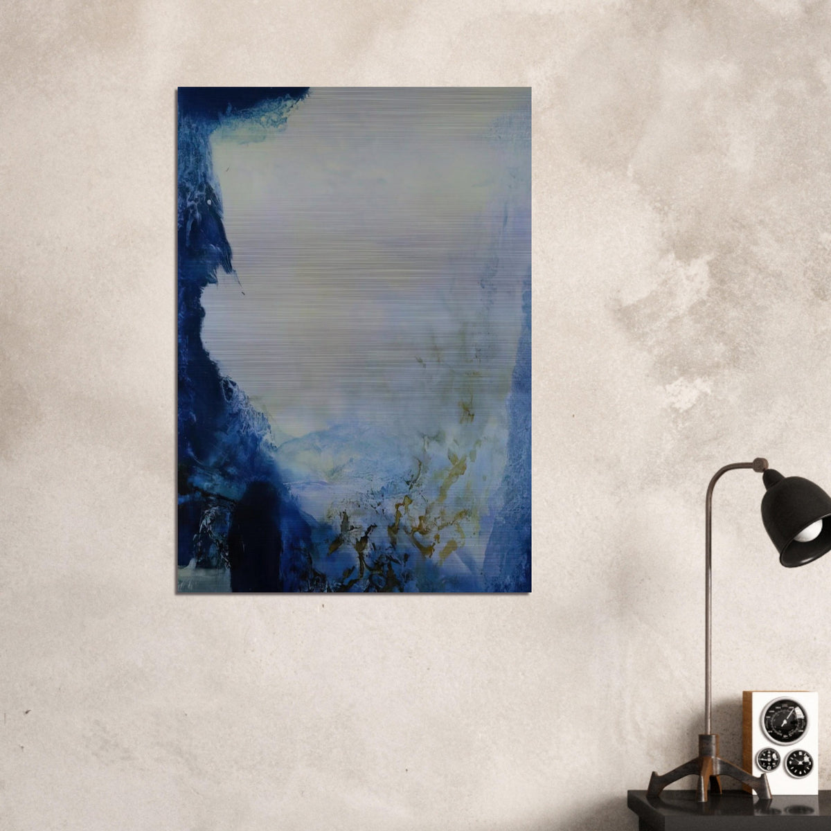 04 08 1993 1993 - Zao Wou-Ki Brushed Aluminum Print - 70x100 cm / 28x40 inches | Zao Wou-Ki Aluminum Print | Zao Wou-Ki Prints
