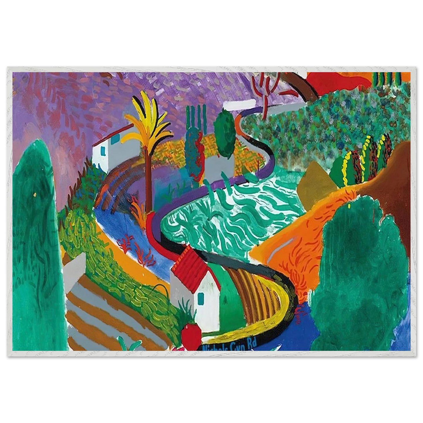 David Hockney - David Hockney Wall art - 50x70 cm / 20x28 inches - Fine Art Poster-canvas - -