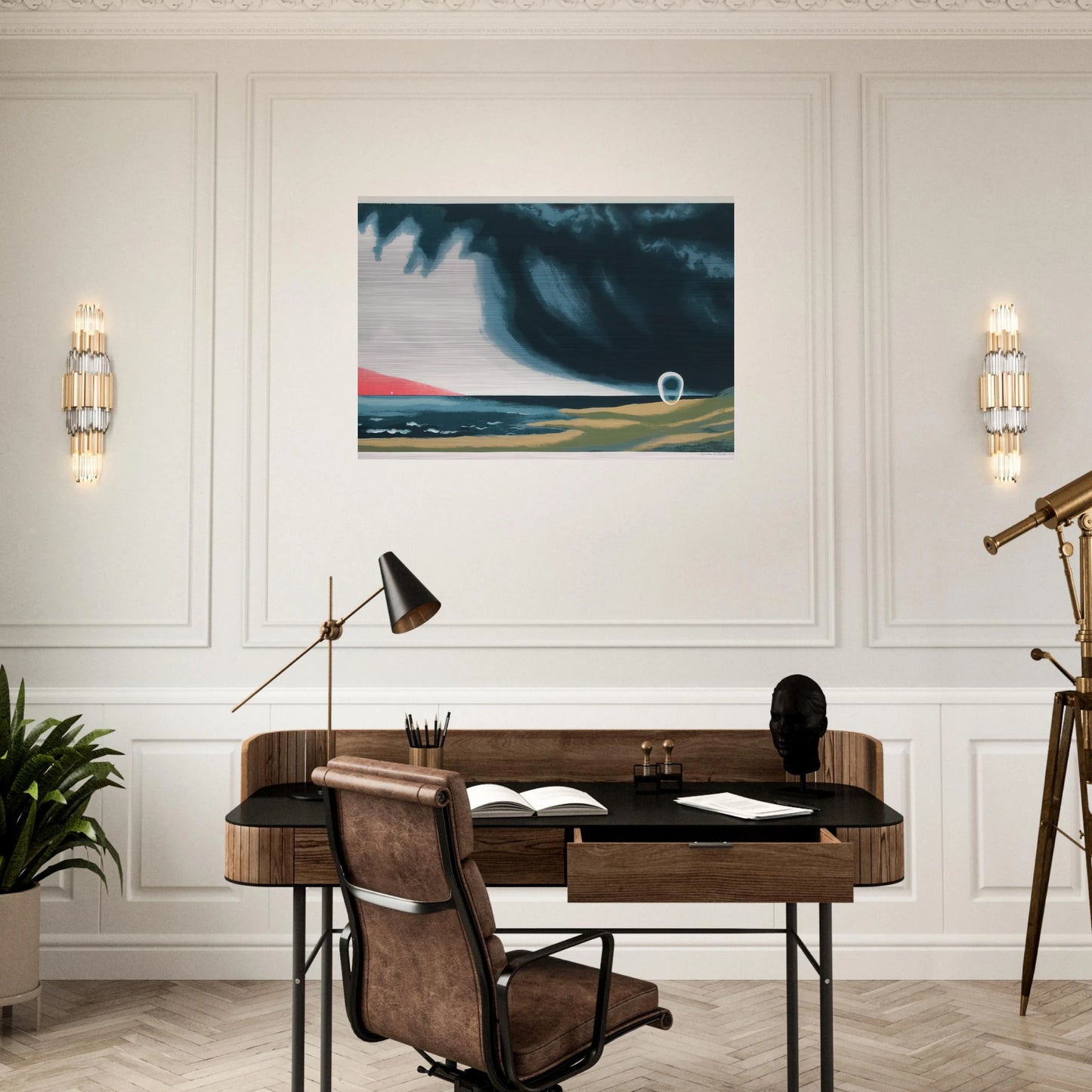 Eschatos 23 - 1977 - Clarence Holbrook Carter Brushed Aluminum Print - 70x100 cm / 28x40 inches | Clarence Holbrook Carter Aluminum Print | Clarence Holbrook Carter Prints