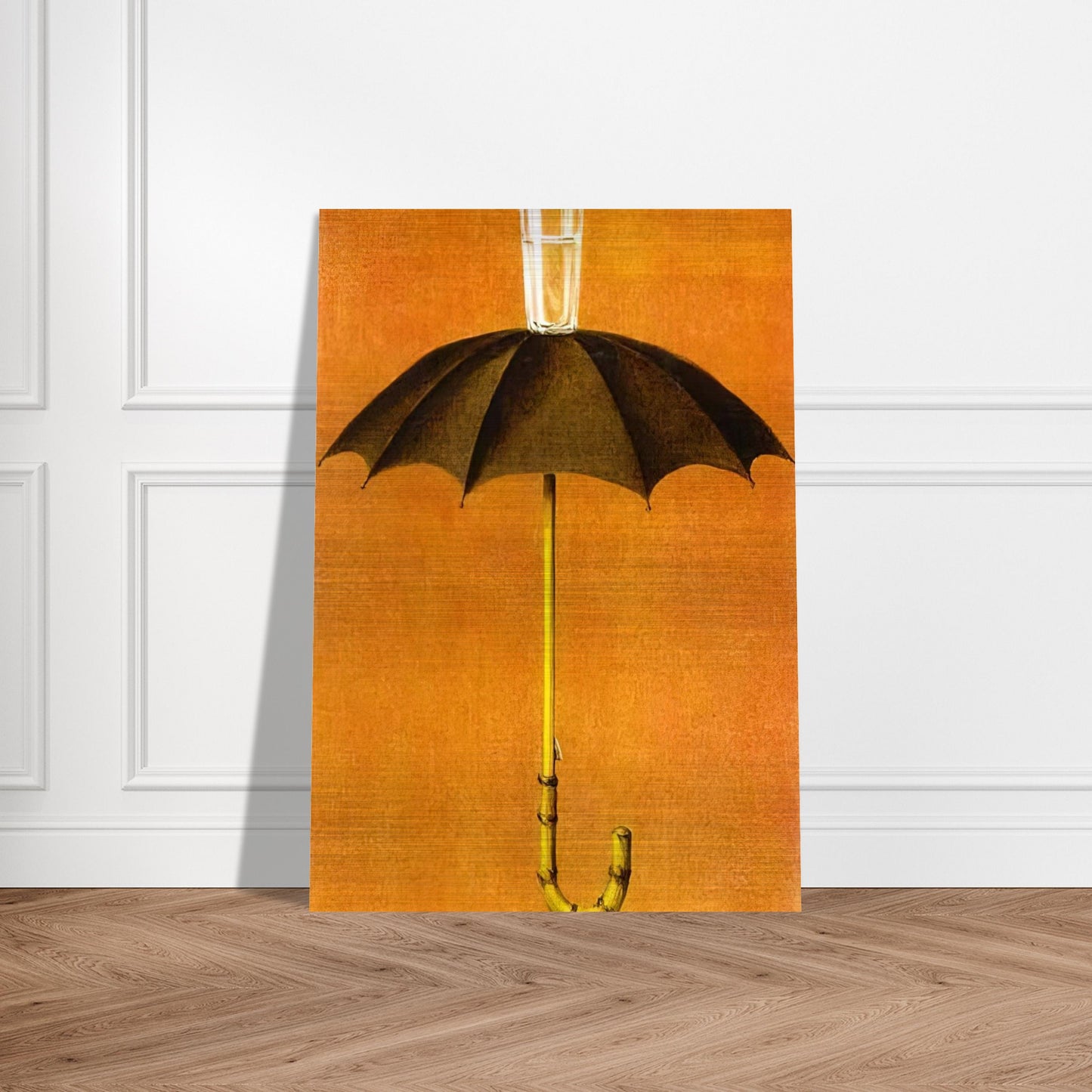 HEGEL S HOLIDAY 1958 - Rene Magritte Brushed Aluminum Print - 70x100 cm / 28x40 inches | Rene Magritte Aluminum Print | Rene Magritte Prints