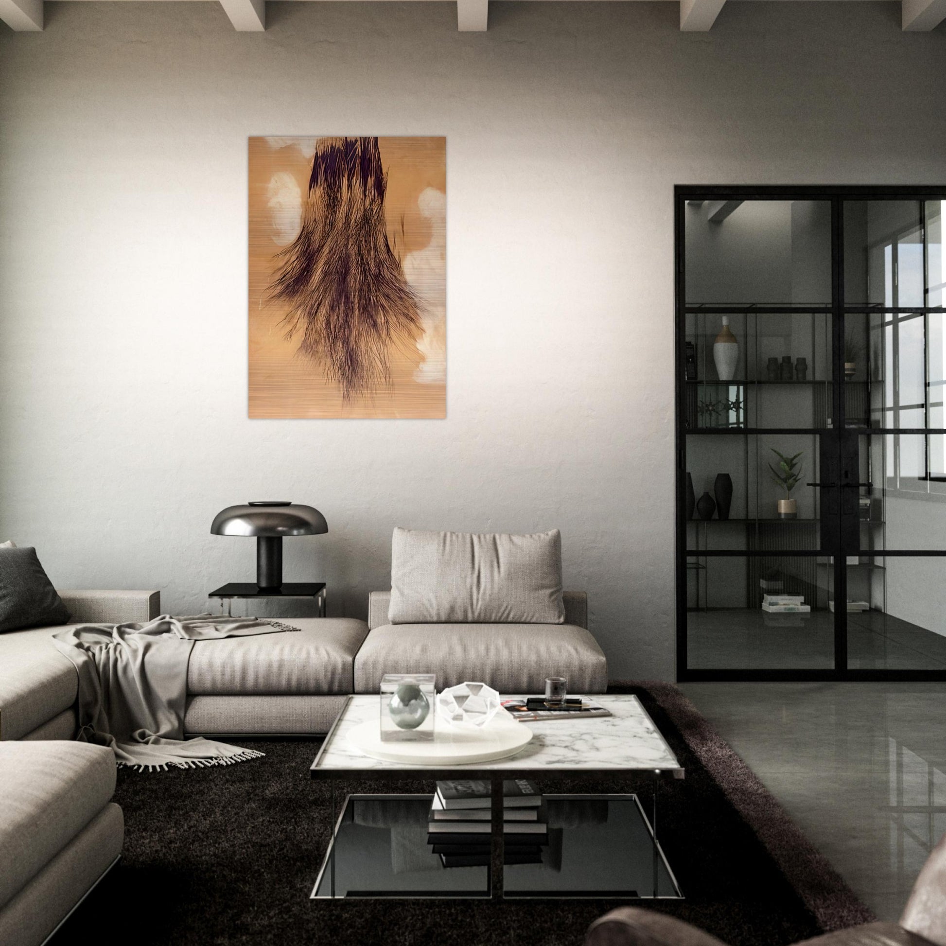 Jay DeFeo/BIG/Persephone - Jay DeFeo Brushed Aluminum Print - 70x100 cm / 28x40 inches | Jay DeFeo Aluminum Print | Jay DeFeo Prints