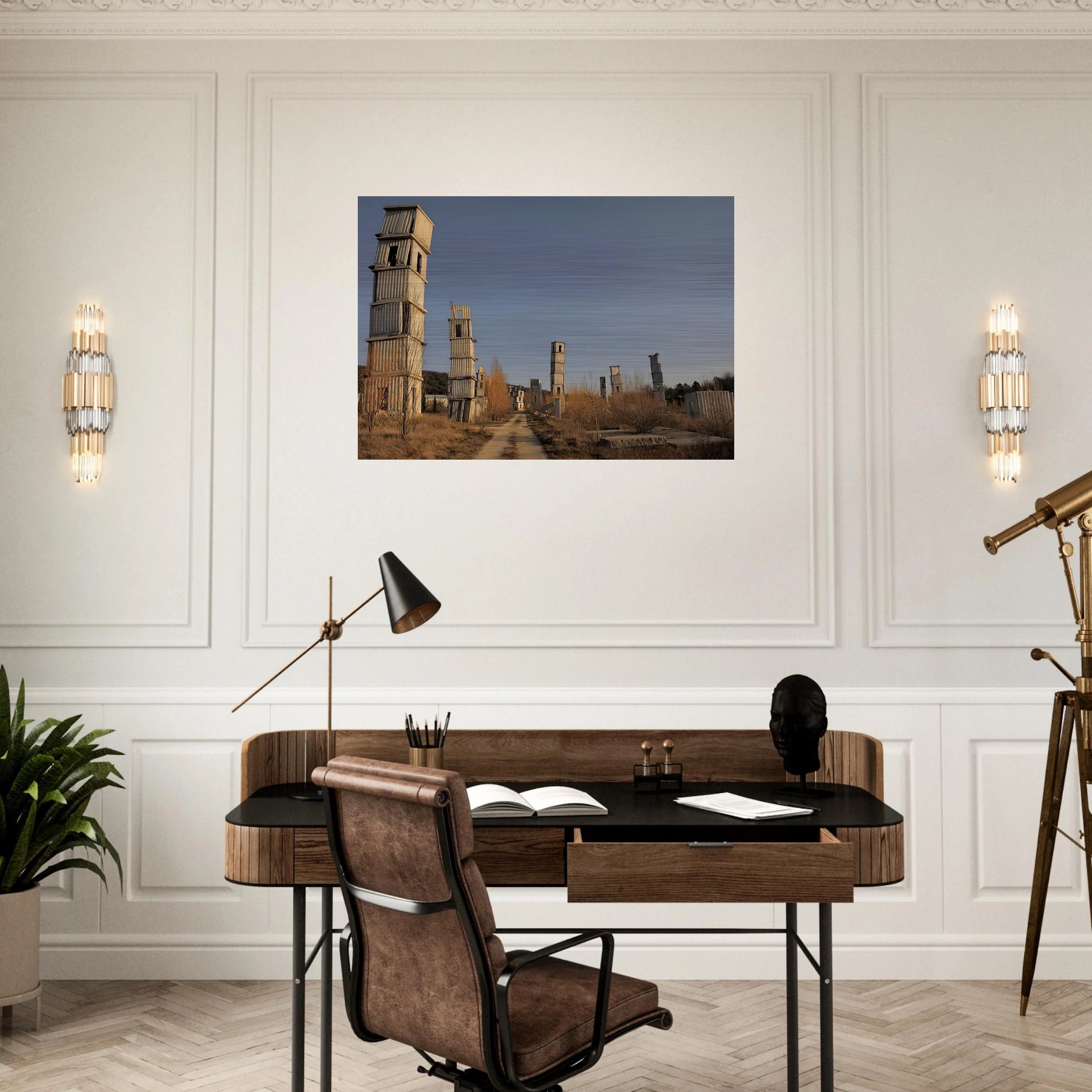 KIEFER S STUDIO COMPLEX AT BARJAC IN SOUTHERN FRANCE 2012 - Anselm Kiefer Brushed Aluminum Print - 70x100 cm / 28x40 inches | Anselm Kiefer Aluminum Print | Anselm Kiefer Prints