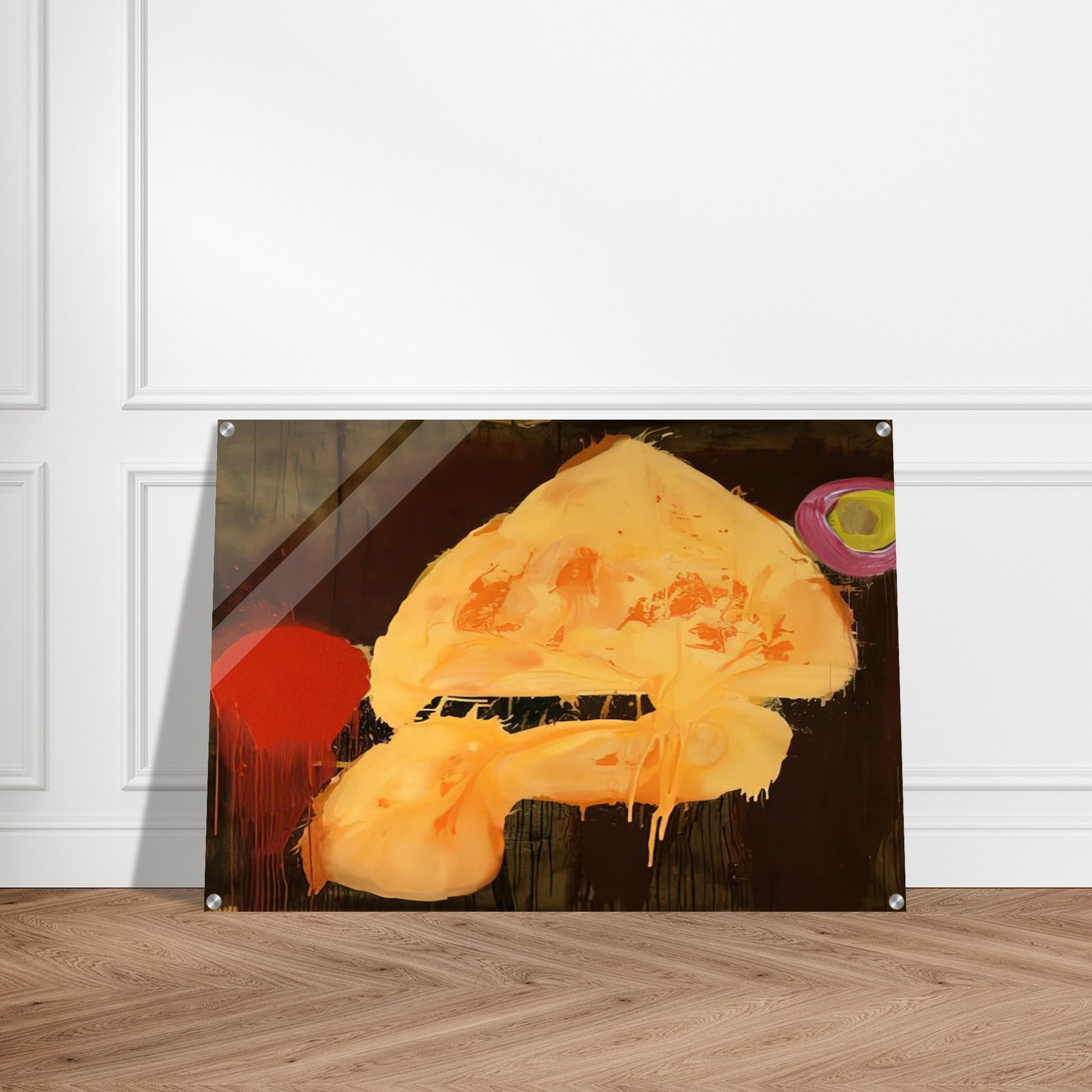 Quas 23.1.86 - 1986 - John Hoyland Acrylic Print - 70x100 cm / 28x40″ inches