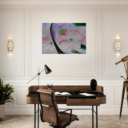 Petunia No. 2 - Georgia O'Keeffe Brushed Aluminum Print - 70x100 cm / 28x40 inches | Georgia O'Keeffe Aluminum Print | Georgia O'Keeffe Prints