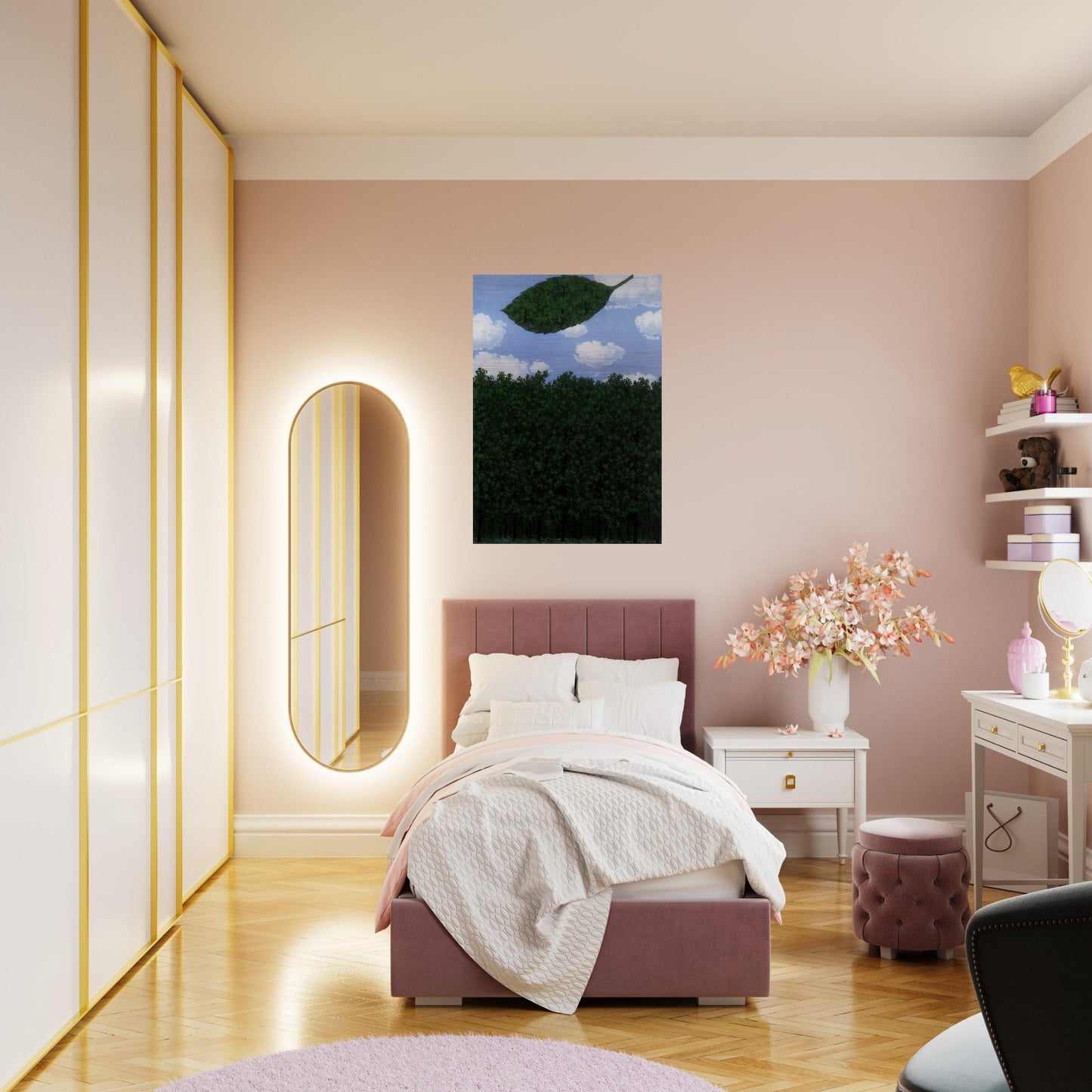 CHORUS OF THE SPHINX 1964 - Rene Magritte Brushed Aluminum Print - 70x100 cm / 28x40 inches | Rene Magritte Aluminum Print | Rene Magritte Prints